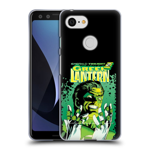 Green Lantern DC Comics Comic Book Covers Emerald Twilight Soft Gel Case for Google Pixel 3