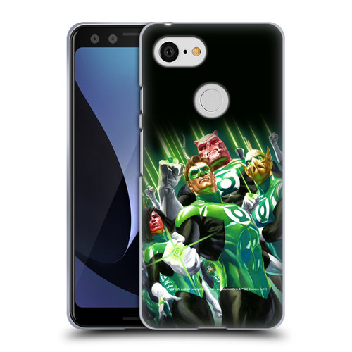 Green Lantern DC Comics Comic Book Covers Group Soft Gel Case for Google Pixel 3