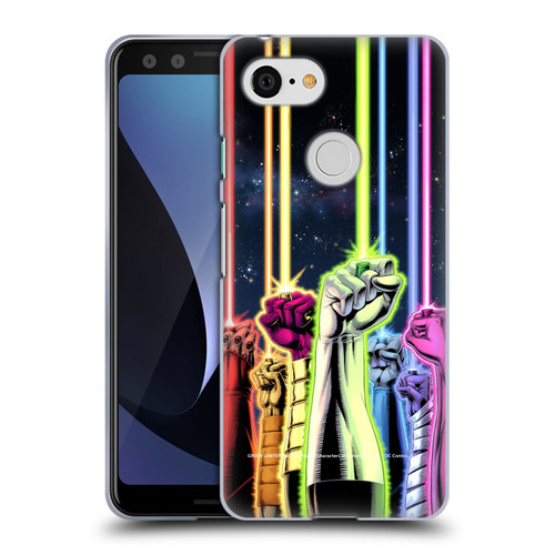 Green Lantern DC Comics Comic Book Covers Power Rings Soft Gel Case for Google Pixel 3