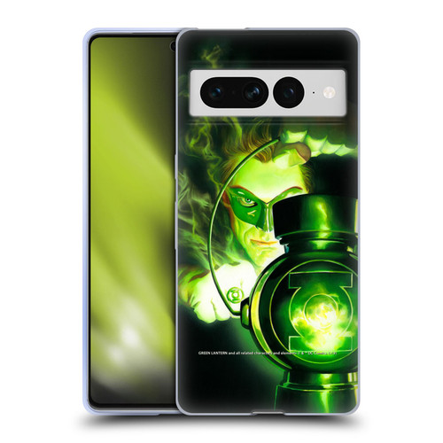 Green Lantern DC Comics Comic Book Covers Portrait Soft Gel Case for Google Pixel 7 Pro
