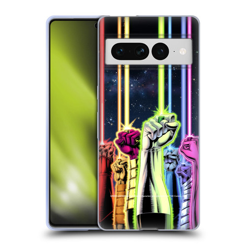 Green Lantern DC Comics Comic Book Covers Power Rings Soft Gel Case for Google Pixel 7 Pro