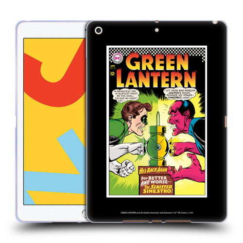 Green Lantern DC Comics Comic Book Covers Sinestro Soft Gel Case for Apple iPad 10.2 2019/2020/2021