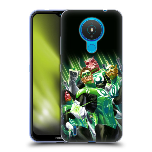 Green Lantern DC Comics Comic Book Covers Group Soft Gel Case for Nokia 1.4