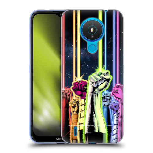 Green Lantern DC Comics Comic Book Covers Power Rings Soft Gel Case for Nokia 1.4