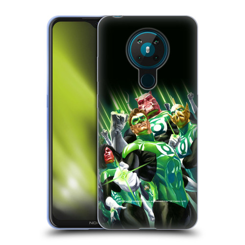 Green Lantern DC Comics Comic Book Covers Group Soft Gel Case for Nokia 5.3