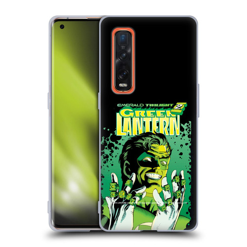 Green Lantern DC Comics Comic Book Covers Emerald Twilight Soft Gel Case for OPPO Find X2 Pro 5G