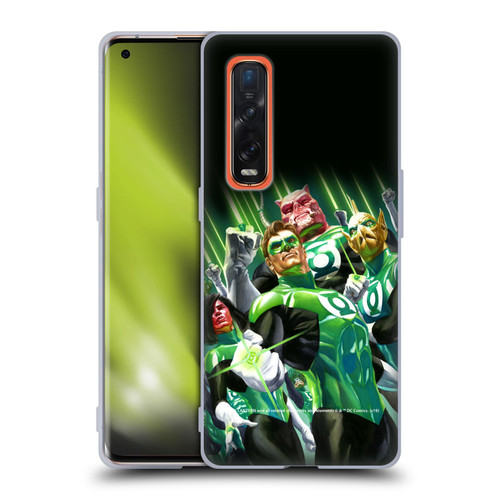Green Lantern DC Comics Comic Book Covers Group Soft Gel Case for OPPO Find X2 Pro 5G
