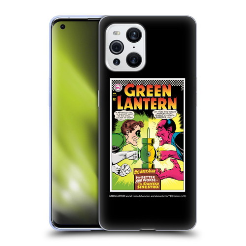 Green Lantern DC Comics Comic Book Covers Sinestro Soft Gel Case for OPPO Find X3 / Pro