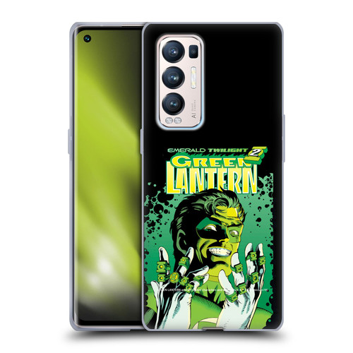 Green Lantern DC Comics Comic Book Covers Emerald Twilight Soft Gel Case for OPPO Find X3 Neo / Reno5 Pro+ 5G