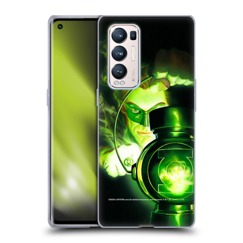 Green Lantern DC Comics Comic Book Covers Portrait Soft Gel Case for OPPO Find X3 Neo / Reno5 Pro+ 5G