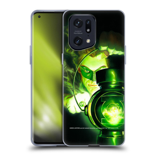 Green Lantern DC Comics Comic Book Covers Portrait Soft Gel Case for OPPO Find X5 Pro