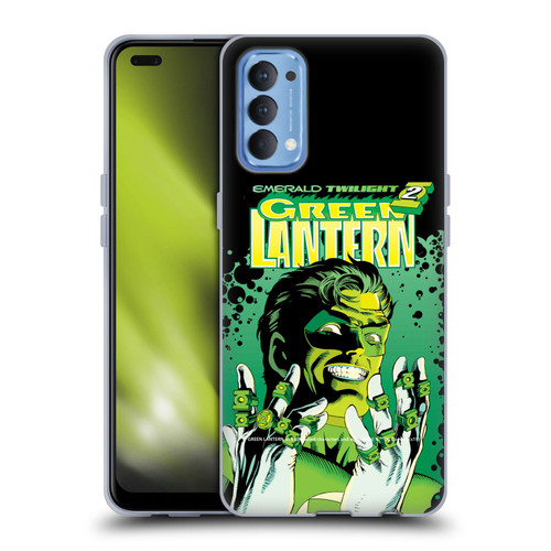 Green Lantern DC Comics Comic Book Covers Emerald Twilight Soft Gel Case for OPPO Reno 4 5G
