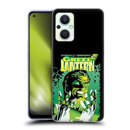 Green Lantern DC Comics Comic Book Covers Emerald Twilight Soft Gel Case for OPPO Reno8 Lite