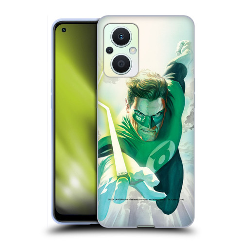 Green Lantern DC Comics Comic Book Covers Flight Soft Gel Case for OPPO Reno8 Lite