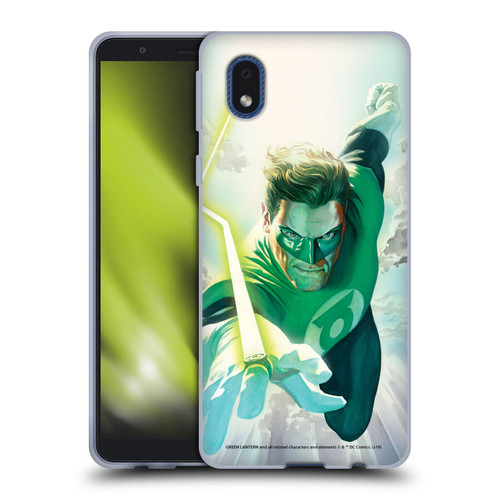 Green Lantern DC Comics Comic Book Covers Flight Soft Gel Case for Samsung Galaxy A01 Core (2020)
