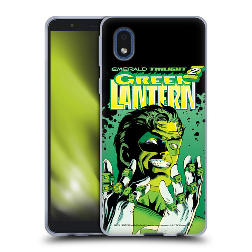 Green Lantern DC Comics Comic Book Covers Emerald Twilight Soft Gel Case for Samsung Galaxy A01 Core (2020)