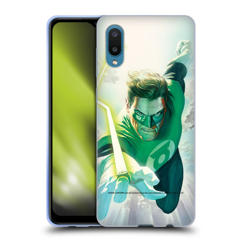 Green Lantern DC Comics Comic Book Covers Flight Soft Gel Case for Samsung Galaxy A02/M02 (2021)