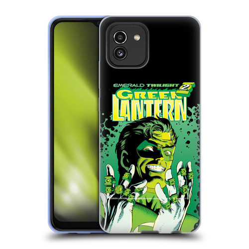 Green Lantern DC Comics Comic Book Covers Emerald Twilight Soft Gel Case for Samsung Galaxy A03 (2021)