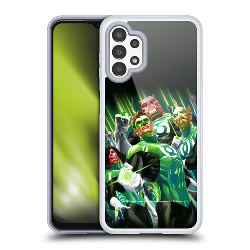 Green Lantern DC Comics Comic Book Covers Group Soft Gel Case for Samsung Galaxy A13 (2022)
