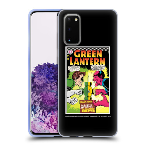 Green Lantern DC Comics Comic Book Covers Sinestro Soft Gel Case for Samsung Galaxy S20 / S20 5G