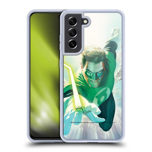 Green Lantern DC Comics Comic Book Covers Flight Soft Gel Case for Samsung Galaxy S21 FE 5G & MagSafe