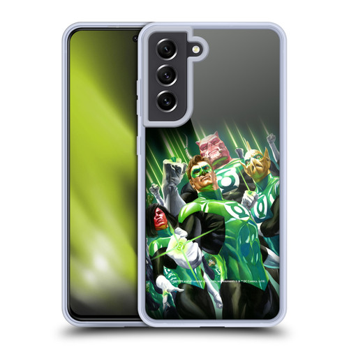Green Lantern DC Comics Comic Book Covers Group Soft Gel Case for Samsung Galaxy S21 FE 5G & MagSafe