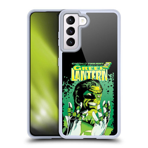Green Lantern DC Comics Comic Book Covers Emerald Twilight Soft Gel Case for Samsung Galaxy S21 5G & MagSafe