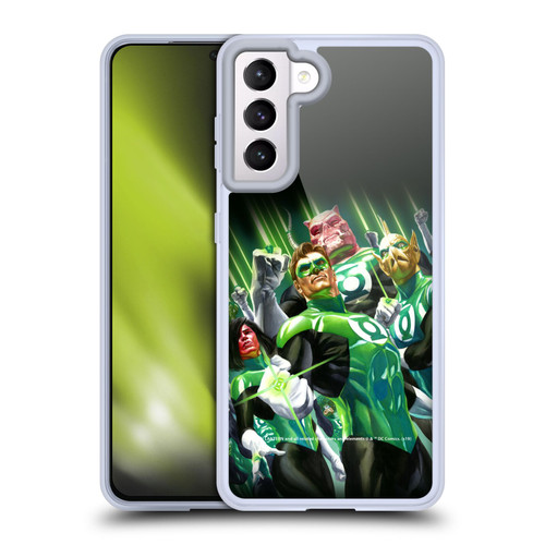 Green Lantern DC Comics Comic Book Covers Group Soft Gel Case for Samsung Galaxy S21 5G & MagSafe