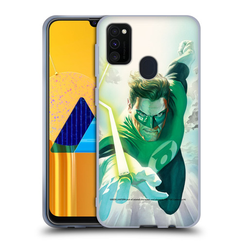 Green Lantern DC Comics Comic Book Covers Flight Soft Gel Case for Samsung Galaxy M30s (2019)/M21 (2020)