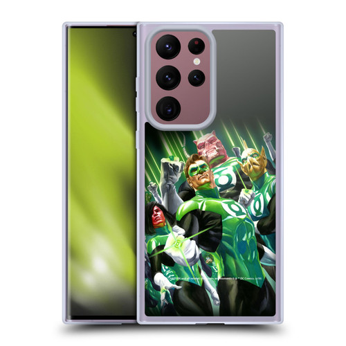 Green Lantern DC Comics Comic Book Covers Group Soft Gel Case for Samsung Galaxy S22 Ultra 5G