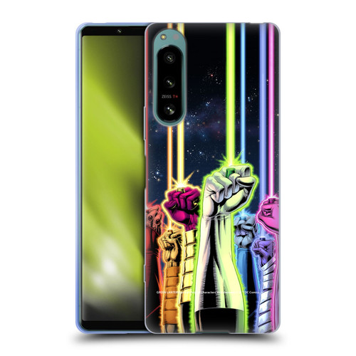 Green Lantern DC Comics Comic Book Covers Power Rings Soft Gel Case for Sony Xperia 5 IV