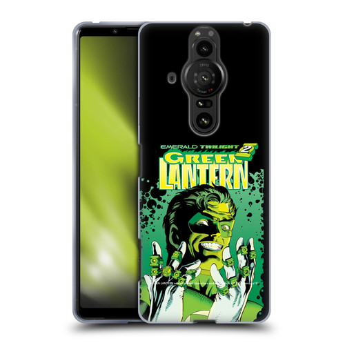 Green Lantern DC Comics Comic Book Covers Emerald Twilight Soft Gel Case for Sony Xperia Pro-I