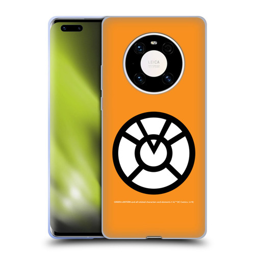 Green Lantern DC Comics Lantern Corps Orange Soft Gel Case for Huawei Mate 40 Pro 5G
