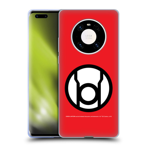 Green Lantern DC Comics Lantern Corps Red Soft Gel Case for Huawei Mate 40 Pro 5G