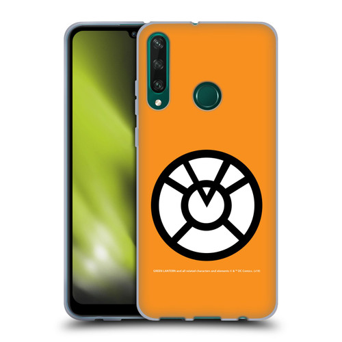 Green Lantern DC Comics Lantern Corps Orange Soft Gel Case for Huawei Y6p