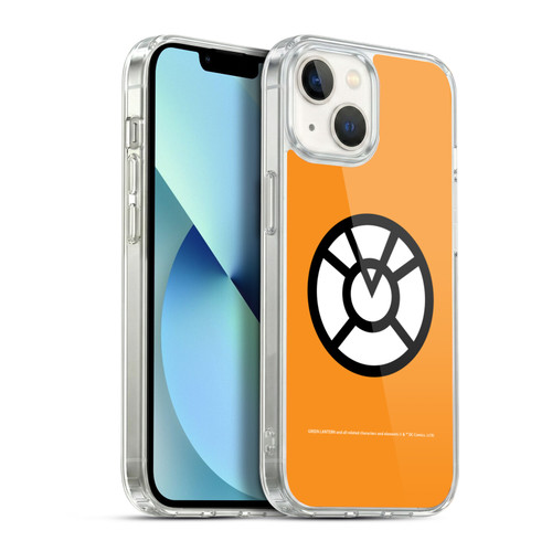 Green Lantern DC Comics Lantern Corps Orange Soft Gel Case for Apple iPhone 13