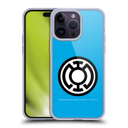 Green Lantern DC Comics Lantern Corps Blue Soft Gel Case for Apple iPhone 14 Pro Max