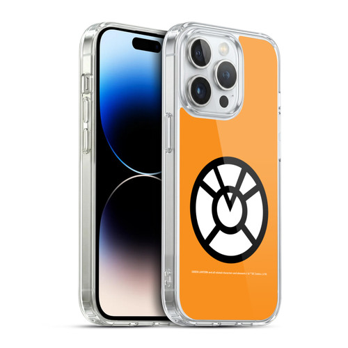 Green Lantern DC Comics Lantern Corps Orange Soft Gel Case for Apple iPhone 14 Pro & MagSafe