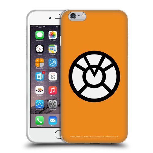 Green Lantern DC Comics Lantern Corps Orange Soft Gel Case for Apple iPhone 6 Plus / iPhone 6s Plus