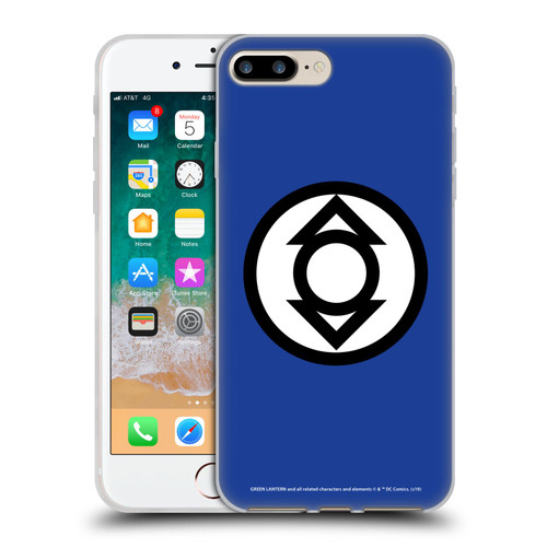 Green Lantern DC Comics Lantern Corps Indigo Soft Gel Case for Apple iPhone 7 Plus / iPhone 8 Plus