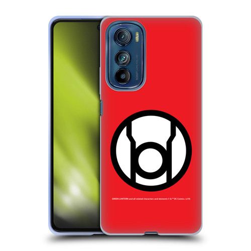 Green Lantern DC Comics Lantern Corps Red Soft Gel Case for Motorola Edge 30