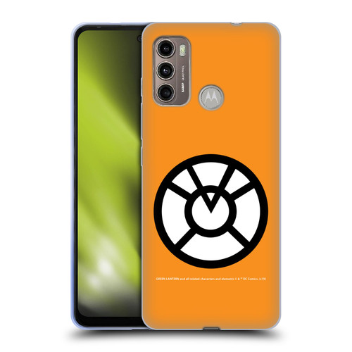 Green Lantern DC Comics Lantern Corps Orange Soft Gel Case for Motorola Moto G60 / Moto G40 Fusion