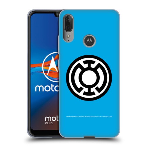 Green Lantern DC Comics Lantern Corps Blue Soft Gel Case for Motorola Moto E6 Plus