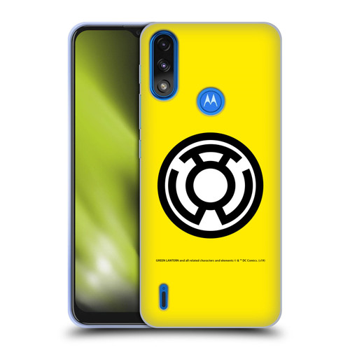 Green Lantern DC Comics Lantern Corps Sinestro Soft Gel Case for Motorola Moto E7 Power / Moto E7i Power
