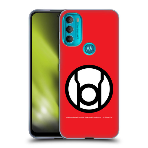 Green Lantern DC Comics Lantern Corps Red Soft Gel Case for Motorola Moto G71 5G