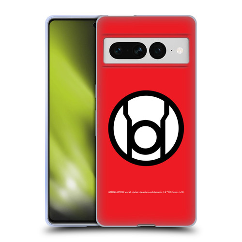 Green Lantern DC Comics Lantern Corps Red Soft Gel Case for Google Pixel 7 Pro