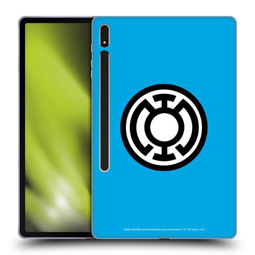 Green Lantern DC Comics Lantern Corps Blue Soft Gel Case for Samsung Galaxy Tab S8 Plus