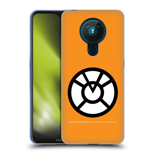 Green Lantern DC Comics Lantern Corps Orange Soft Gel Case for Nokia 5.3