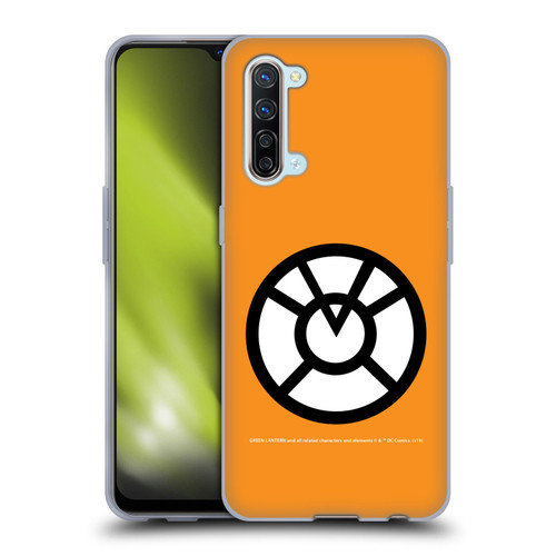 Green Lantern DC Comics Lantern Corps Orange Soft Gel Case for OPPO Find X2 Lite 5G