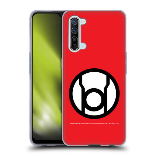Green Lantern DC Comics Lantern Corps Red Soft Gel Case for OPPO Find X2 Lite 5G